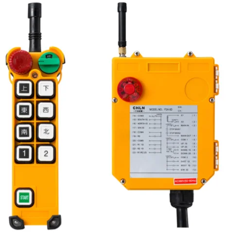 

Vision Industrial Remote Control Ac Telecrane For Universal Crane F24-8D, Orange