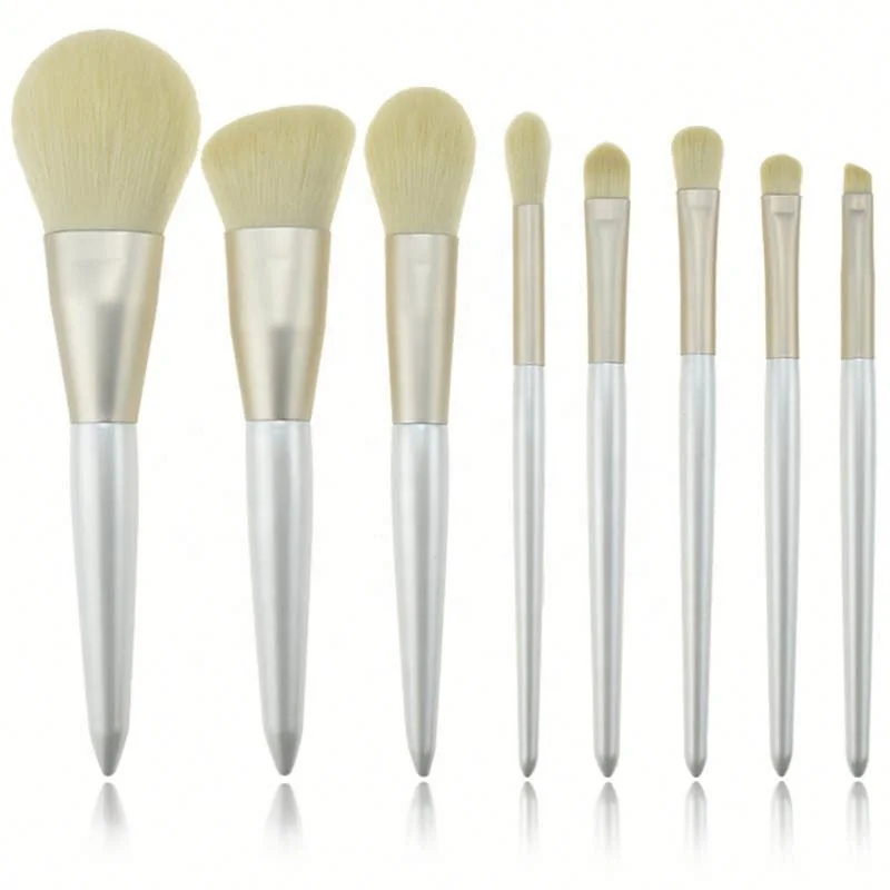 

Wholesale 8PCS Corn Poppy Makeup Brush Artificial Fiber Hair Cosmetic Brush Set Super Soft Foundation Brushes