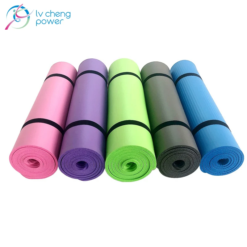 

Custom Printed Design Eco Friendly Yoga Matt Wholesale Gymnastics Fitness NBR Pilates Yoga Mat