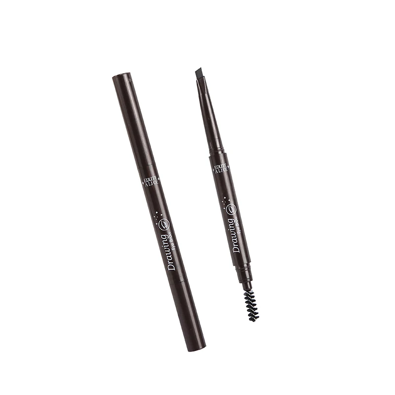 

Black Eyebrow Pen Double Head Natural Not Easy to Faint Makeup Beginner Double Head Eyebrow Pen Female Triangle Eyebrow