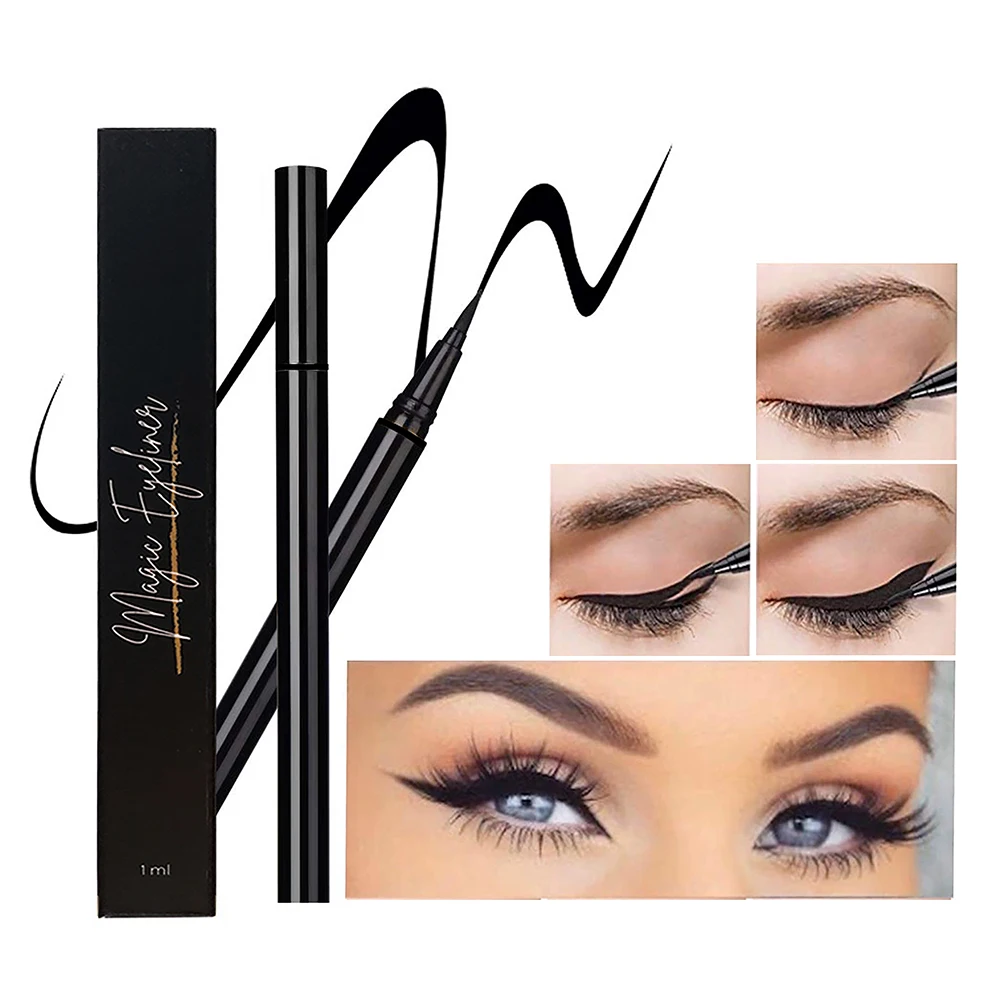 

2020 Big Brand lash kits mink false eyelash Magic eyelash eyeliner custom brand design, Natural color
