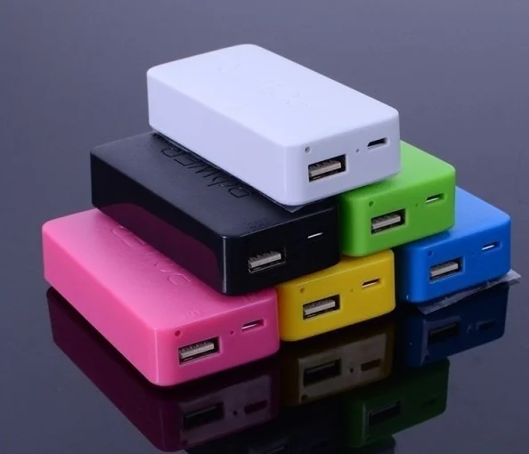 

Power Bank Case 2 cell 18650 Suite Battery External DIY Charge Box Kit Universal Cell Phones