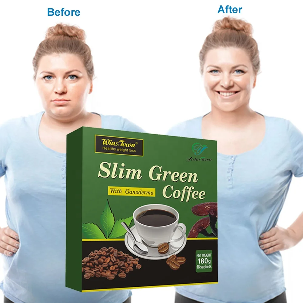 

Slim diet green coffee Box Natural Winstown slimming weight loss Instant coffee Meal Replacement Powder weight control Coffee