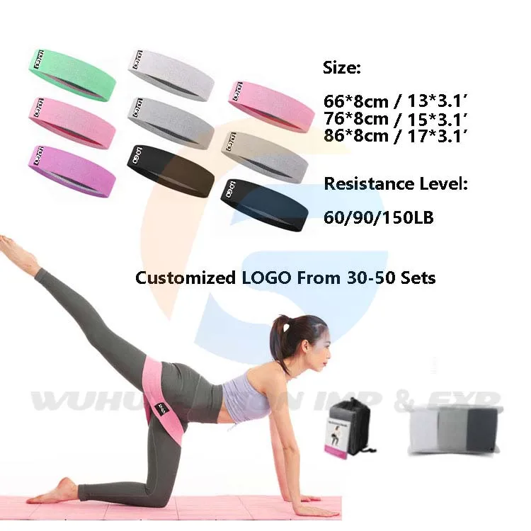 

Wholesale Custom Logo Yoga Gym Exercise Hip Fitness Fabric Elastic Marble Booty Resistance Bands Set, Green,pink,grey,white,black