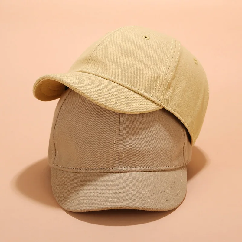 

Free shipping instock YEZI brand wholesale six panel plain short brim hats baseball cap hat