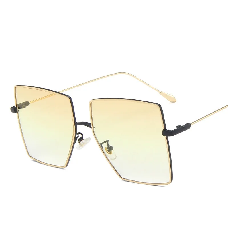 

GD07443 vintage big square frame uv400 sunglasses 2021