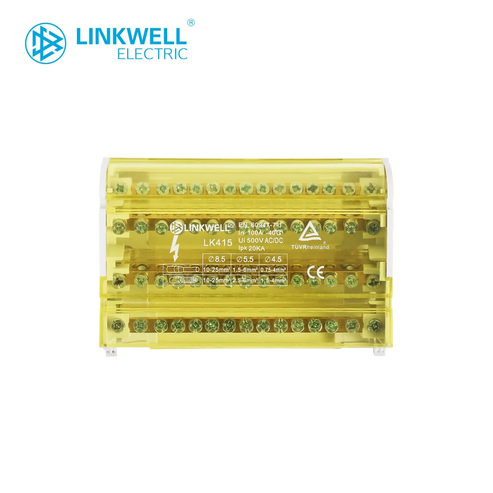 

Compact space and highest capacity terminal Box 4 pole power distribution terminal