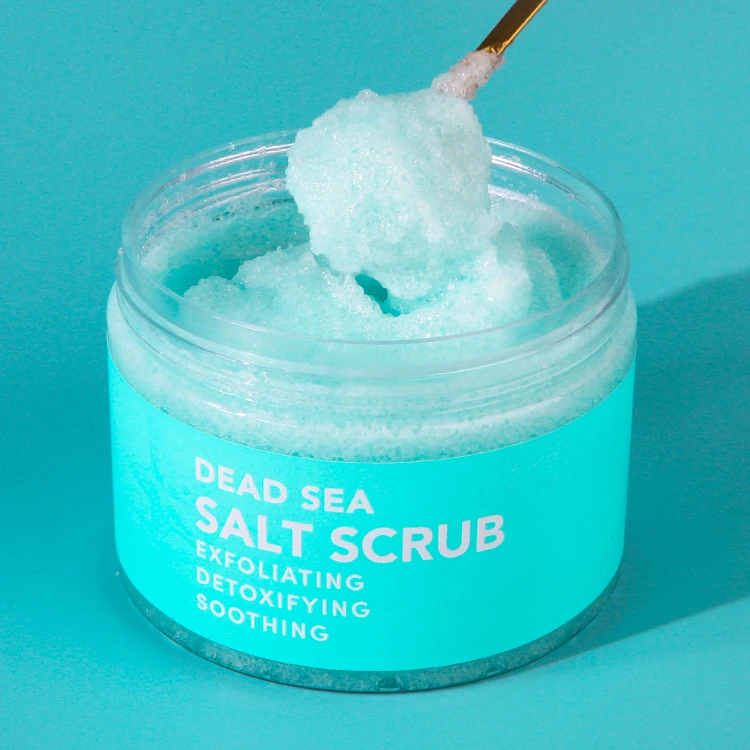 

Custom With Logo Skin Facial Cleansing Colorful Natural Spa Exfoliating Vegan Dead Sea Salt Organic Bath Body Scrub