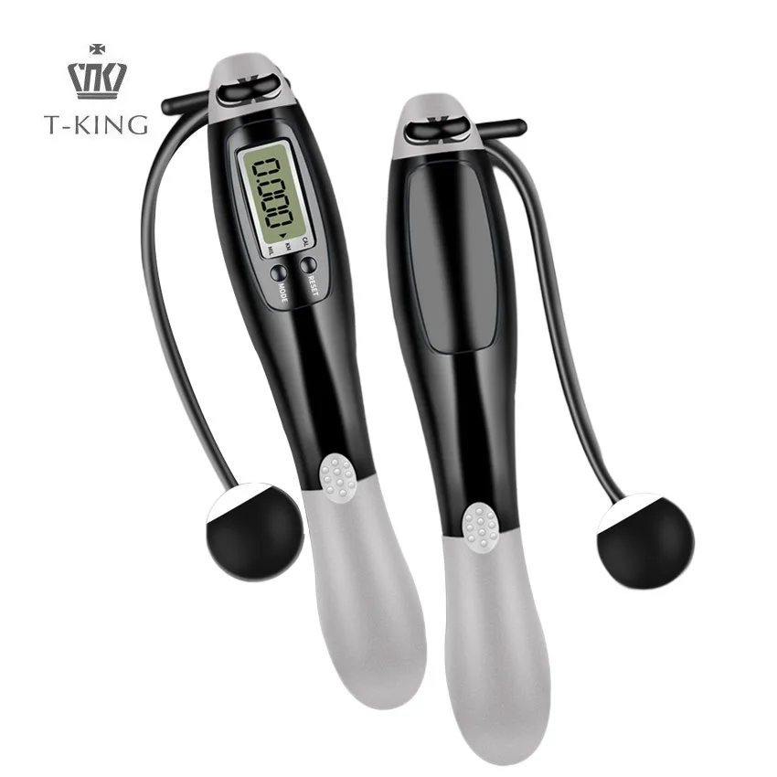 

T-king Wear Resistant Adjustable Digital Counting Multifun High Speed Skipping Jump Rope With Calorie Counter, Stock color or customized
