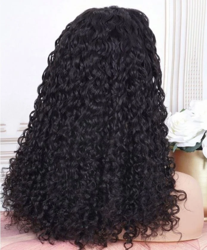 

Women's Headband Wig Long Deep Curly Fluffy Afro Wigs, Pics