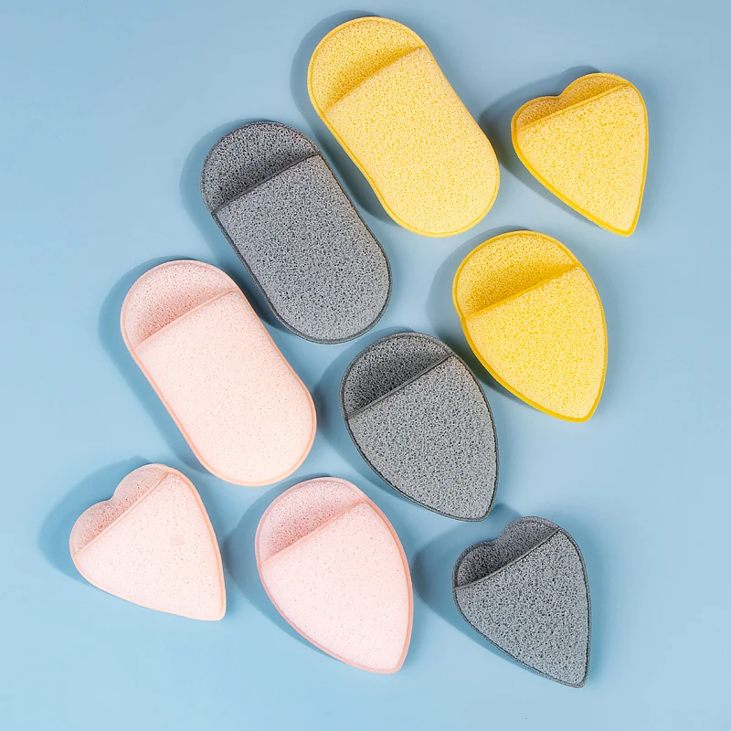 

Free Sample Non Latex Makeup Remover Face Body Bath Exfoliating Sponge With Rope Face Cleaning Sponge