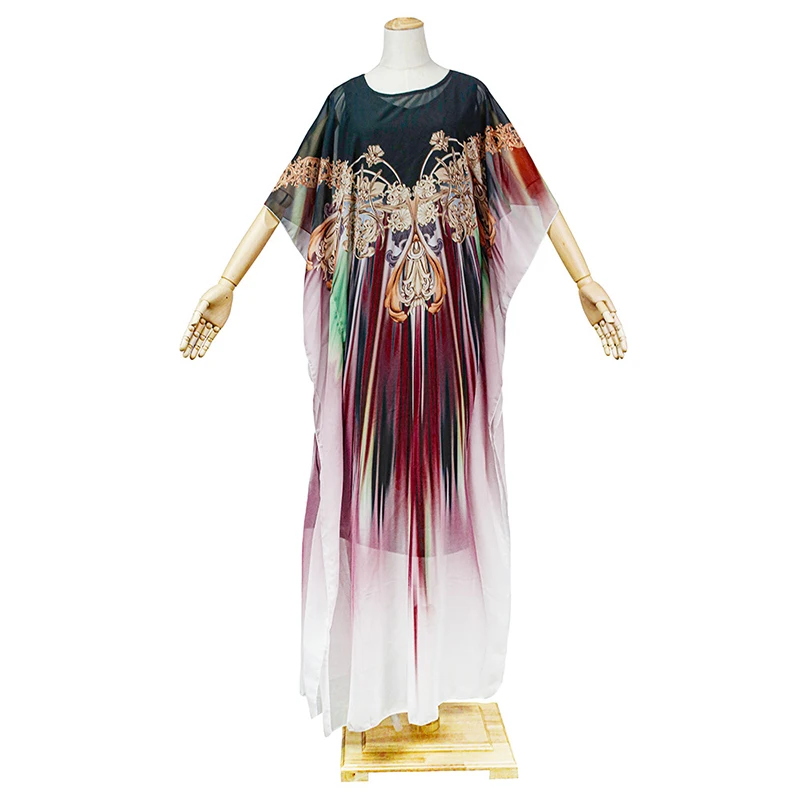 

New Arrivals Women Loose Printing Gradient Color Casual Dresses, Picture