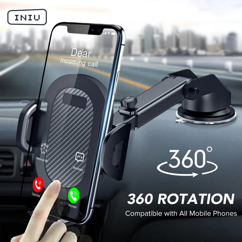 

Hot Selling Smart Universal Car Clip Cell Dashboard Air Vent Phone Holder Mount