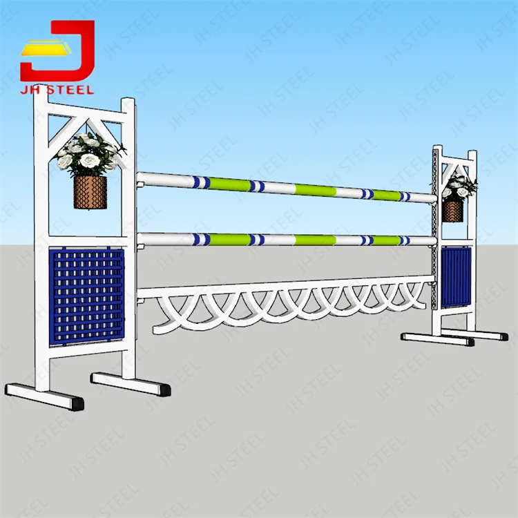 

China Portable Durable  High Quality Powder Coated Horse Jumping Obstacle