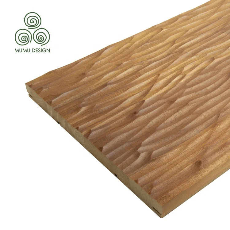 

MUMU Special Offer Feature Wall Design Interior Decorative Wood Veneer Carve Blade for Time Board