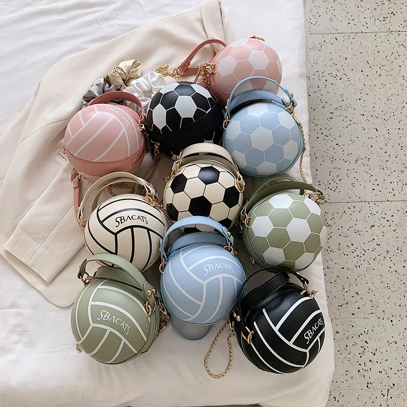 

pink basketball shaped football purse luxury small mini handbags with handle