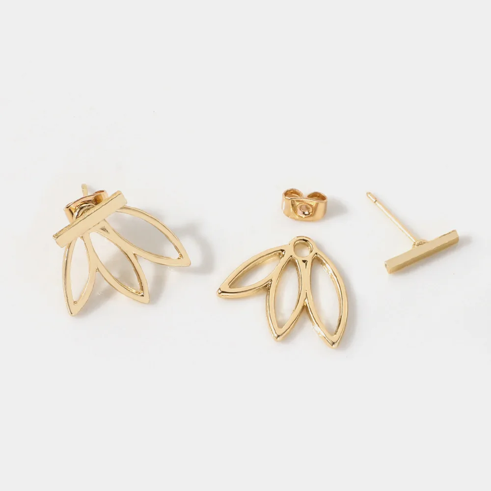 

New Fashion Irregular Gold Plated Dangle Stud Earrings For Women Jewelry