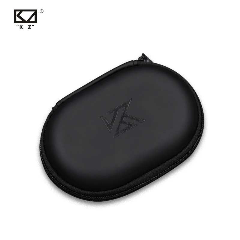 

KZ Black PU Zipper Portable Hold Headphones Storage Box Suitable For Original Earphones