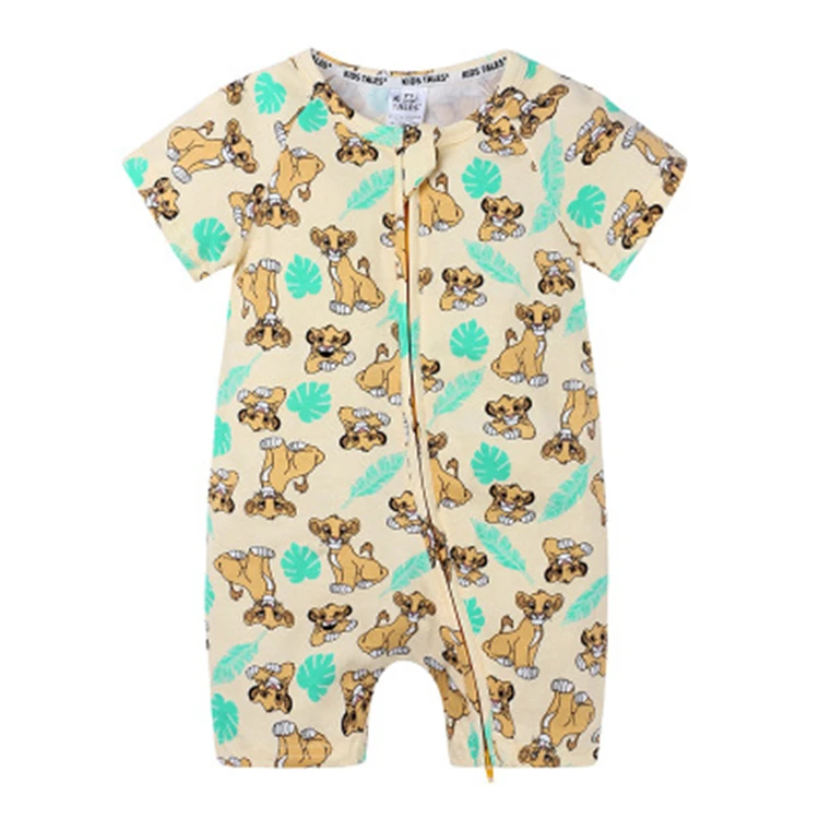 

The popular summer double zipper Baby Rompers, Picture