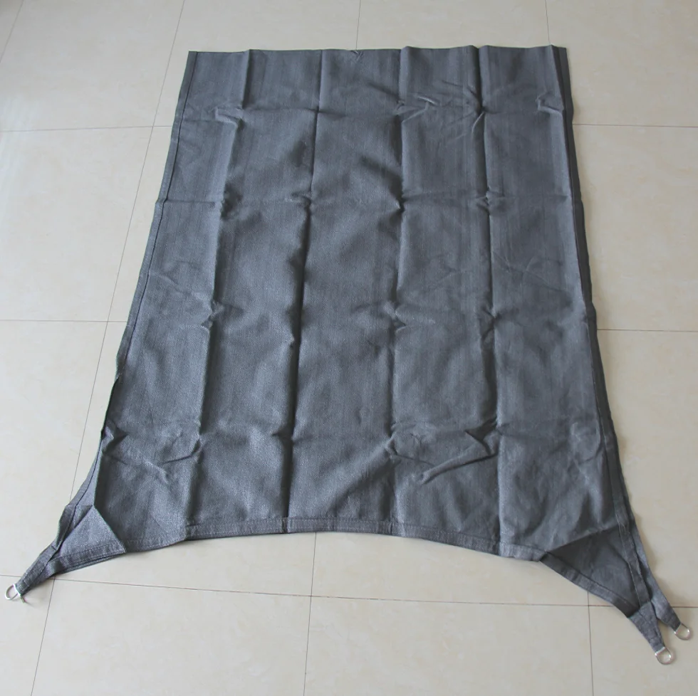 

Grey color Flat wire 180GSM 100% Virgin HDPE add UV for sun Shade sail net canopy, Dark blue