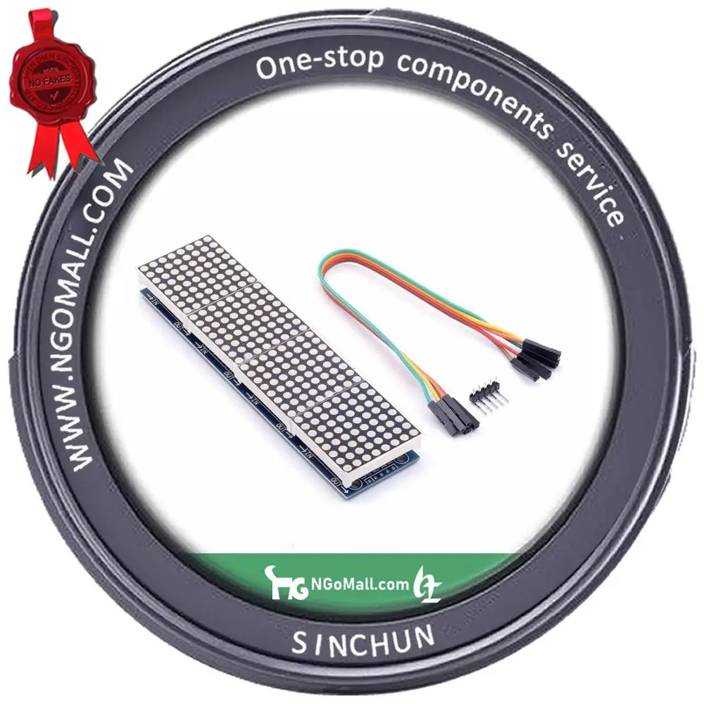 SC-20-RA184 4 in 1 Display MAX7219 Dot Matrix Module Micro controller for uno r3