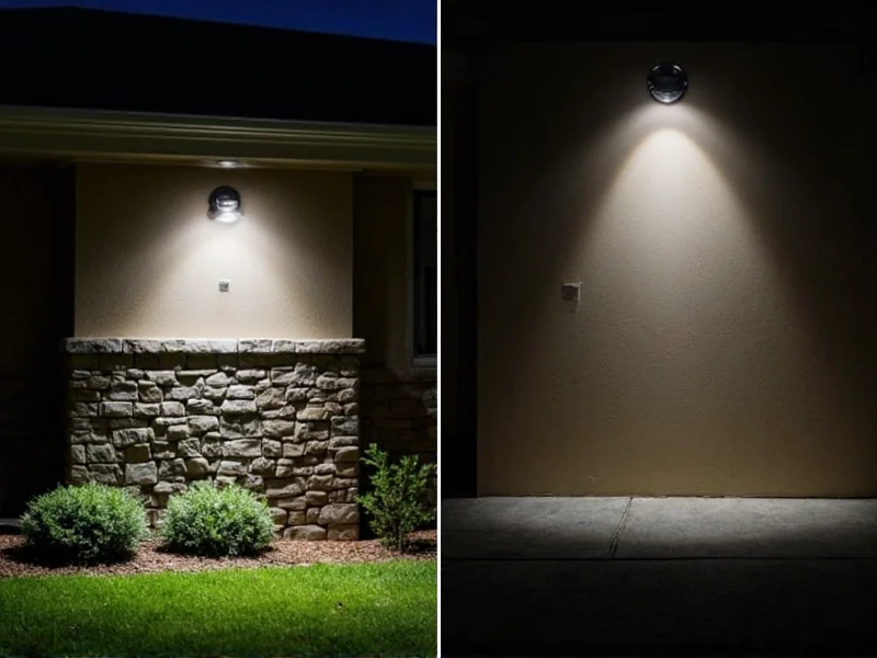 Strategic placement of motion sensor lights around home