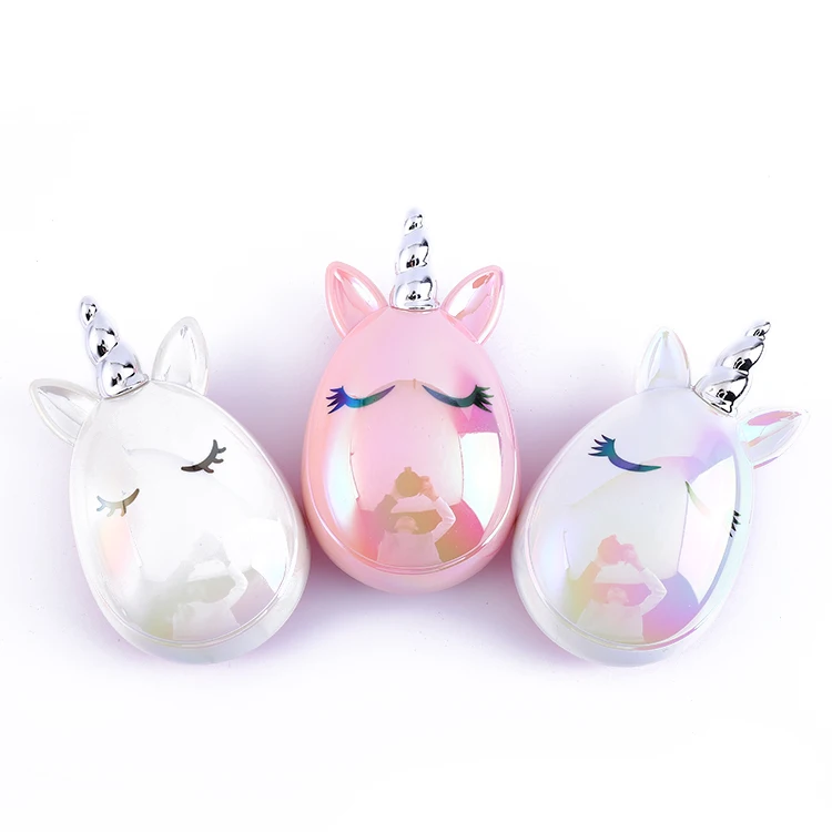 

Newest plastic high quality kids cute hair brush wholesale unicorns comb, Ab elatroplated