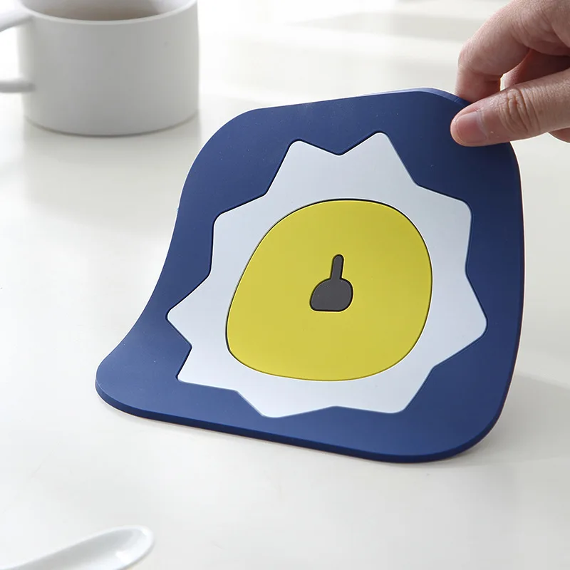 

1Pc Cartoon Mickey & Mini Silicone Anti Slip Cup Mats Dish Bowl Pads Placemat Coffee Coasters Kitchen Accessories