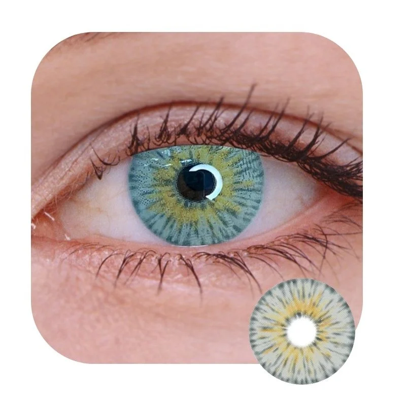 

Monthly New York new Color contact lenses Natural Colour Contact Lens, Blue