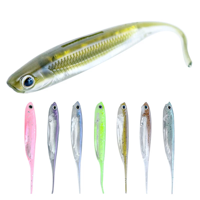 

Selco Appat souple Crappie Lure Fishing Lure Crankbait Swimbait Fishing Lures Soft Plastic Swimbait 2In