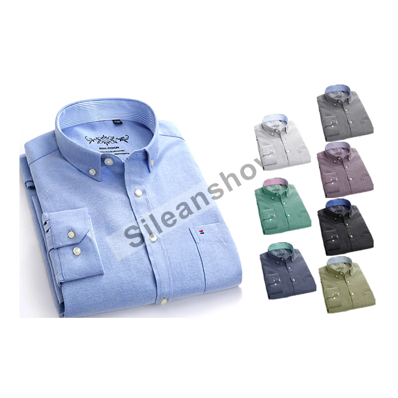 

Wholesale Stretch Plaid Business Plus Size Custom Fashion Men's Custom Shirt, White
