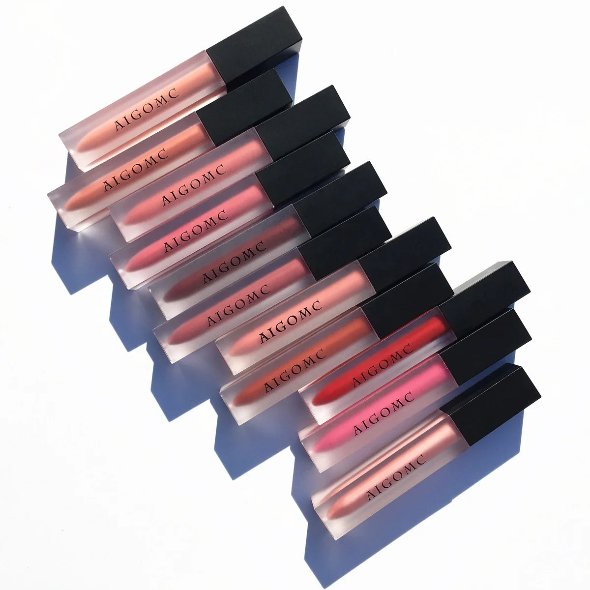 

Make-up Matte Non-stick Cup Fog Lipstick Waterproof Non-fading Lip Gloss Wish Explosions, 12 colors