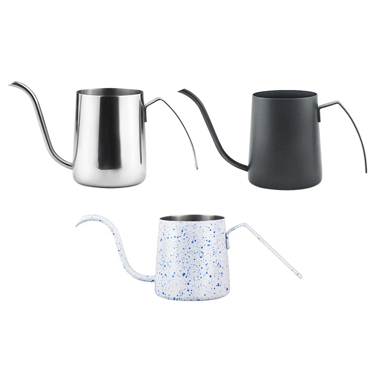 

Wevi 250ml 350ml wholesale customized 304 stainless steel hand drip kettle gooseneck coffee drip kettle, Customized color