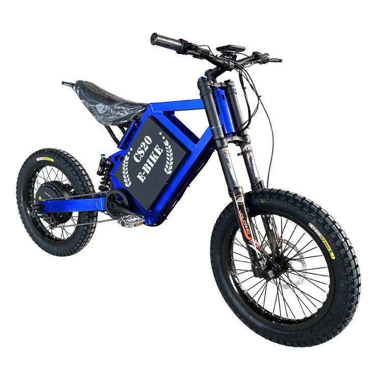 Cs20 Ebike Enduro Bikes 72 Volt 5000w E Bike Kenda Tire Electric