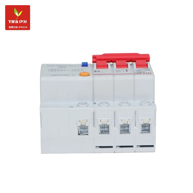 YIFA YF47LE New Type High Breaking Capacity Earth Leakage Circuit Breaker RCBO leakage current circuit breaker