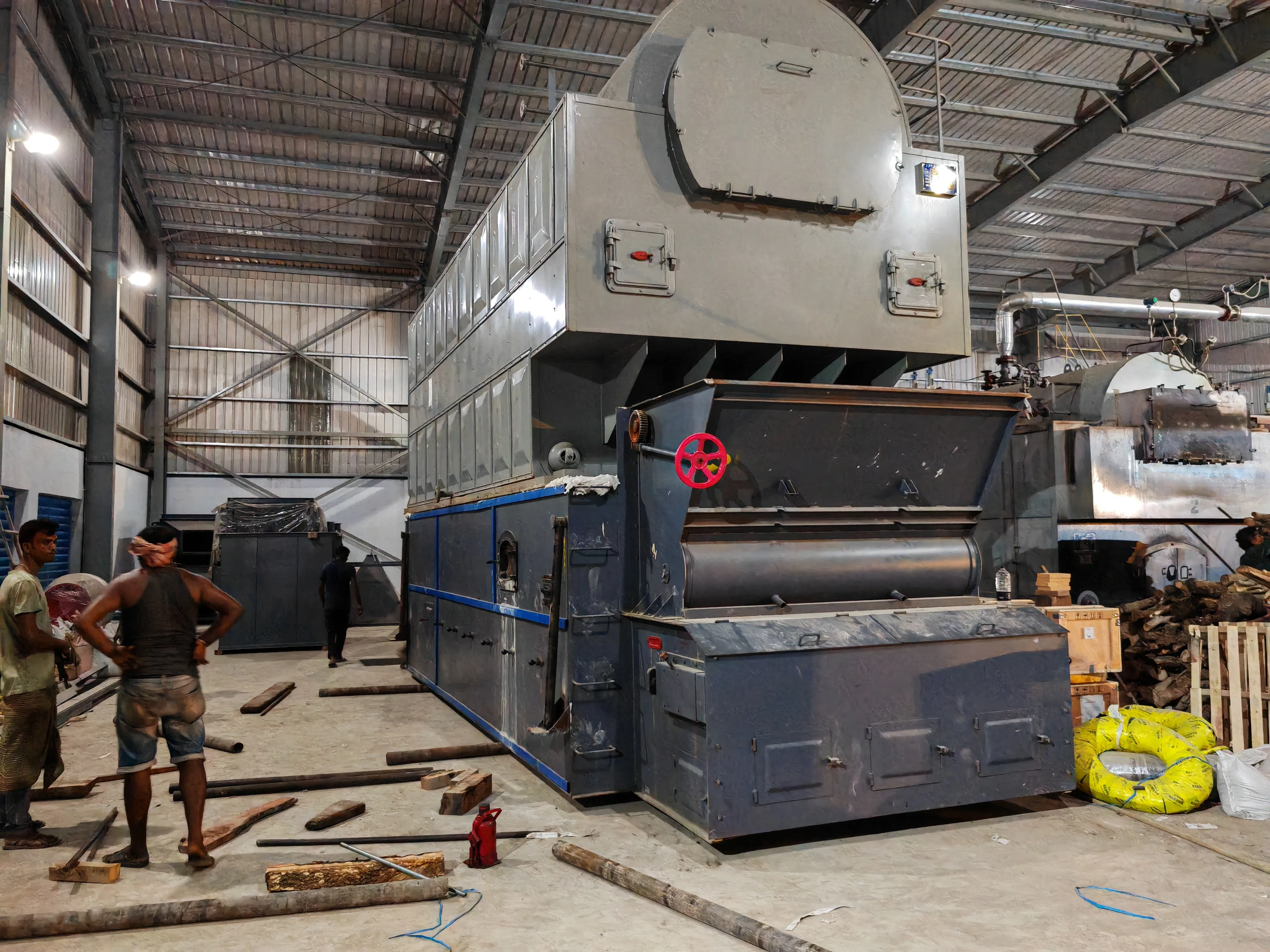 EPCB 15T/H coal-fired steam boiler installed at Sino Siam Thailand food processing plant
