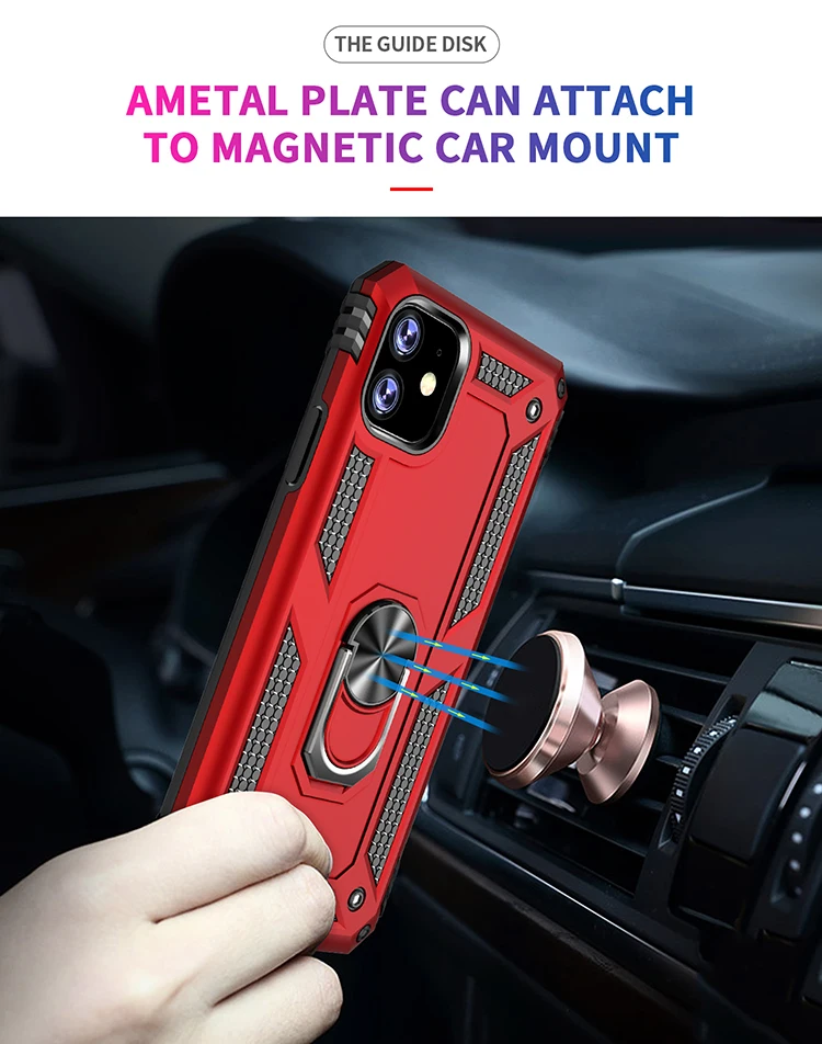 Funda de teléfono móvil con cubierta de soporte para iPhone 11 pro Max 2019 6,1 "5,8" 6,5 "Accesorios