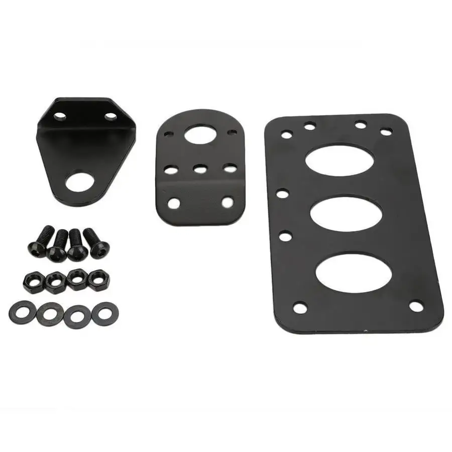 Aluminum Motorcycle Tail Light Holder License Plate Bracket Fits For Harley Retro Classic Black Cruiser Bobber Chopper