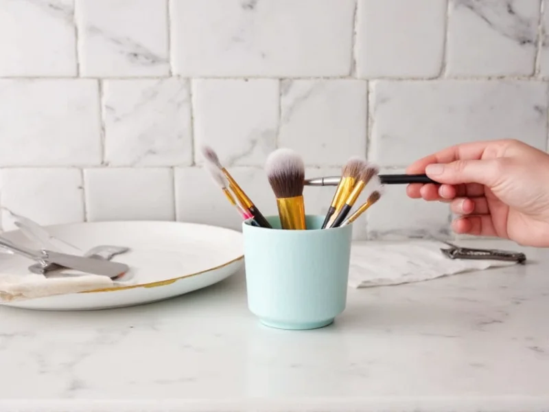 diy makeup brush cleaner