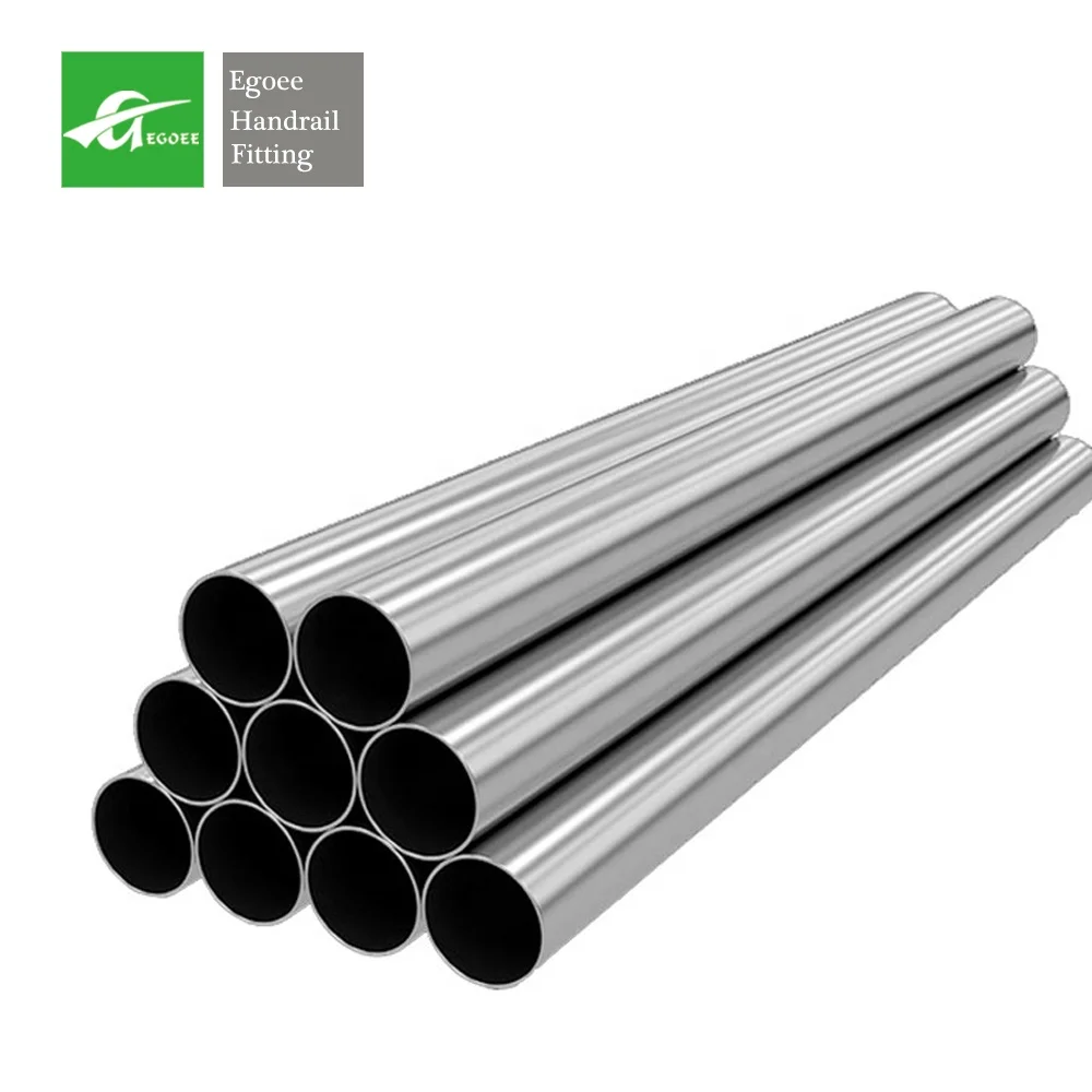 
Foshan Mill ASTM A 554 SS 201 301 304 316 decorative handrail stainless steel tube 