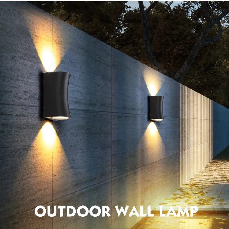 Waterproof exterior led wall light garden balcony wall mounted lights