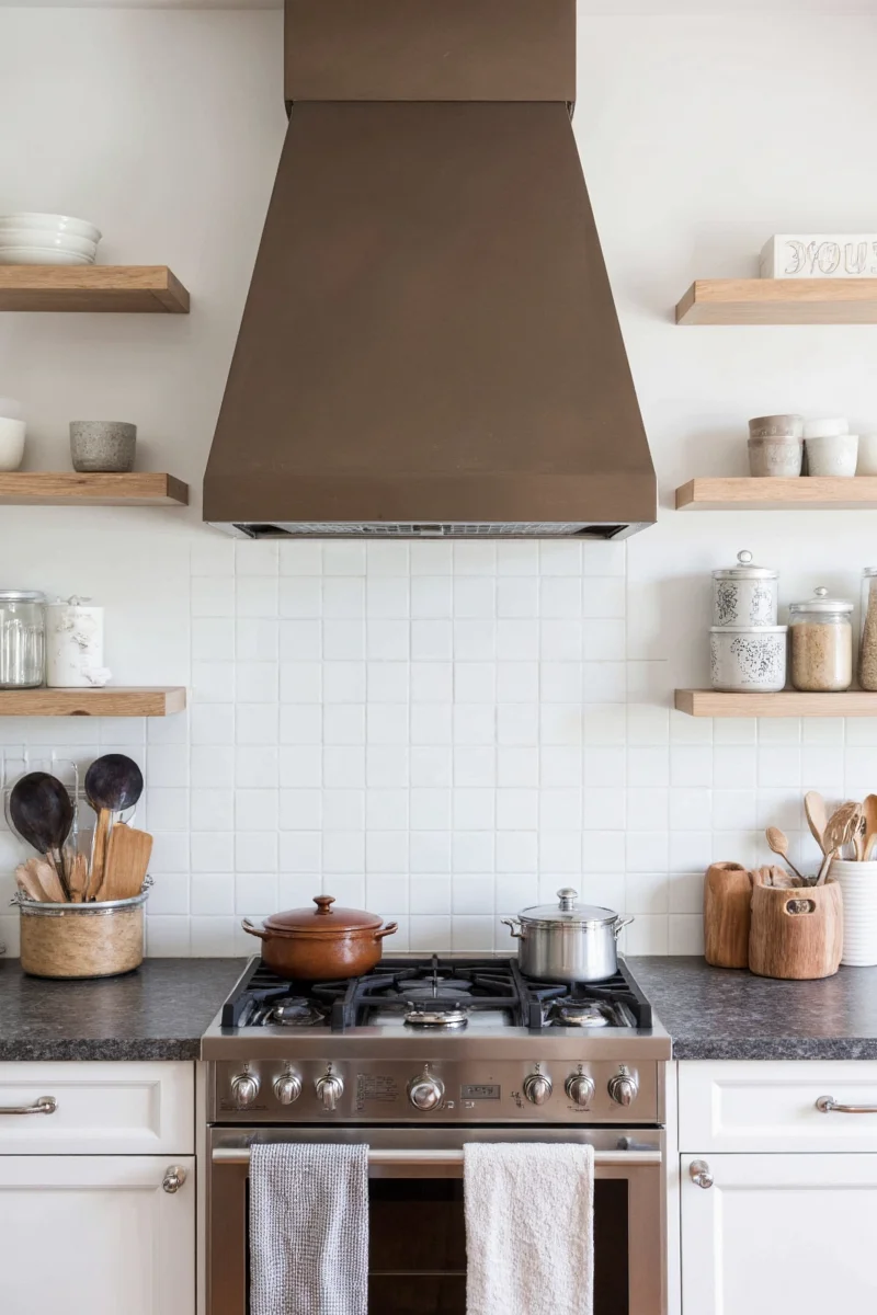 LED under cabinet lighting in a small kitchen