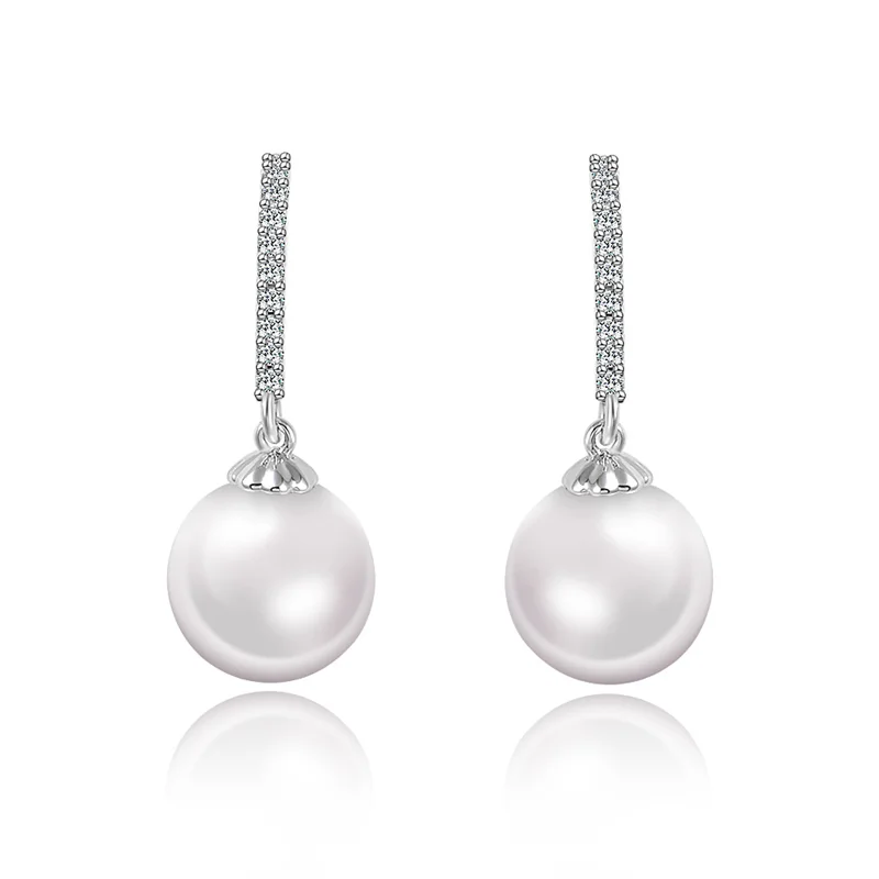 

Latest Wedding Earrings and Bridal Earrings Funky Earrings Woman, White gold color