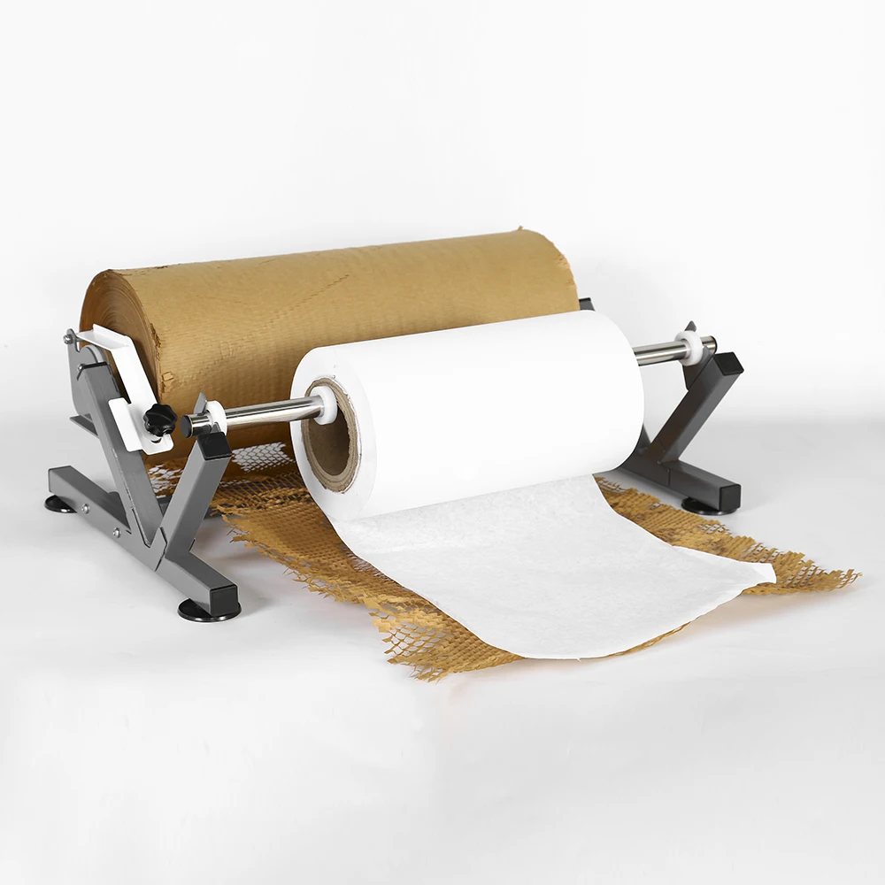 
High quality biodegradable honeycomb kraft paper roll distributor 