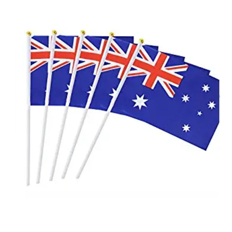 Úc tay cờ với giá thấp, trung quốc nhà máy cung cấp tay quốc gia cờ của Úc