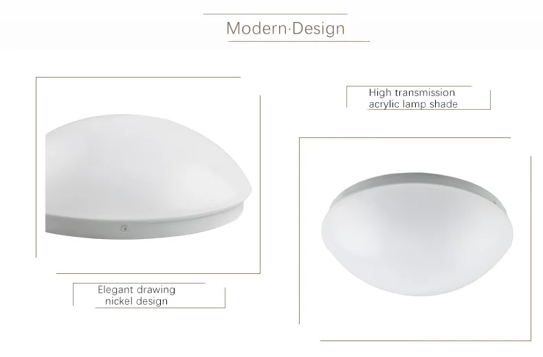 DECOSUN Mushroom surface mounted light PMMA cover 16inch SMD Sensor and emergency 28w led recessed ceiling light