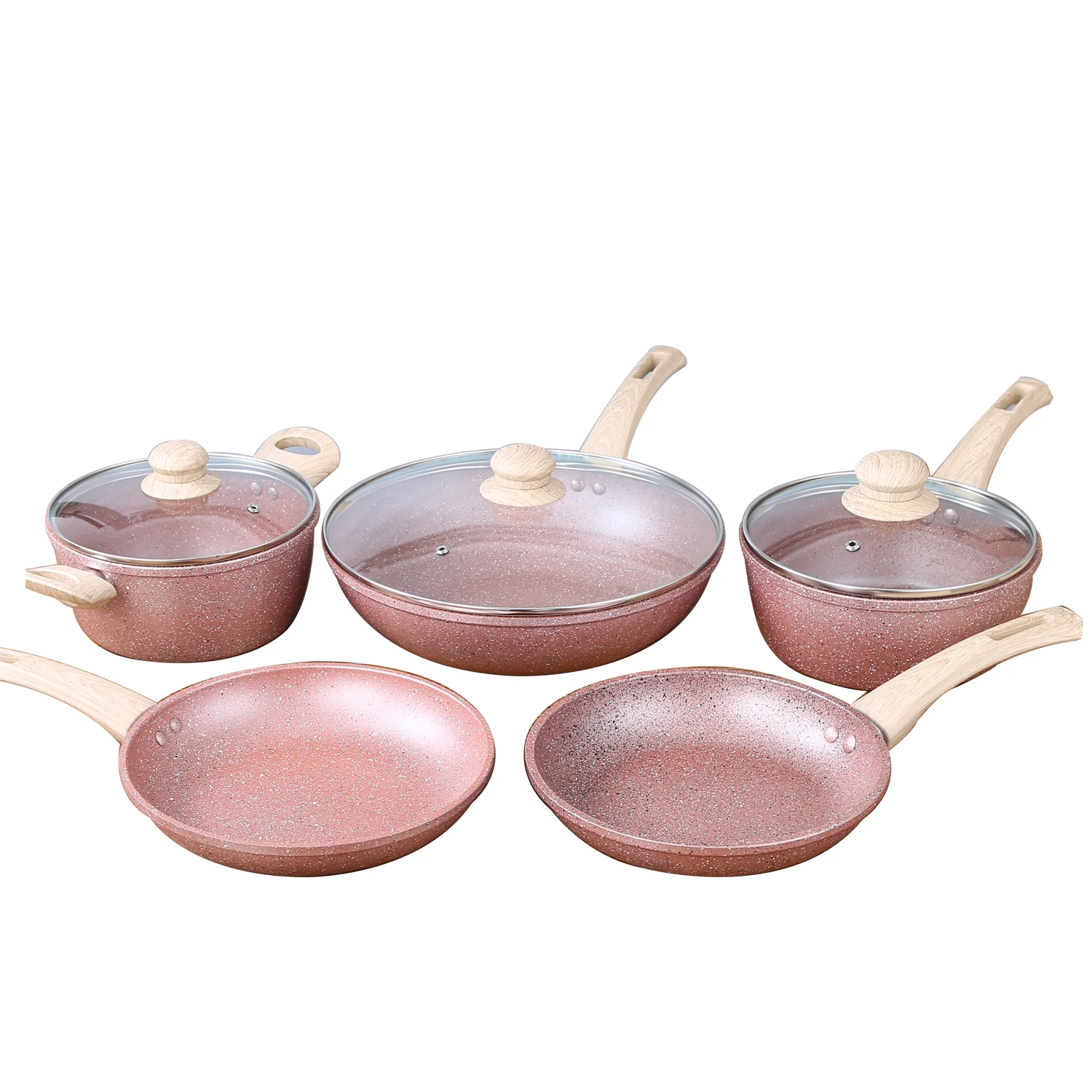 

Aluminum Non Stick Coating Cookware Set Aluminum Alloy Popular Used For Kitchen Cookware Set