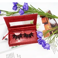 

Own Brand Siberian strip lashes 3D silk Lashes Private Label mink lash box,handmade custom packaging 3d mink eyelashes vendor