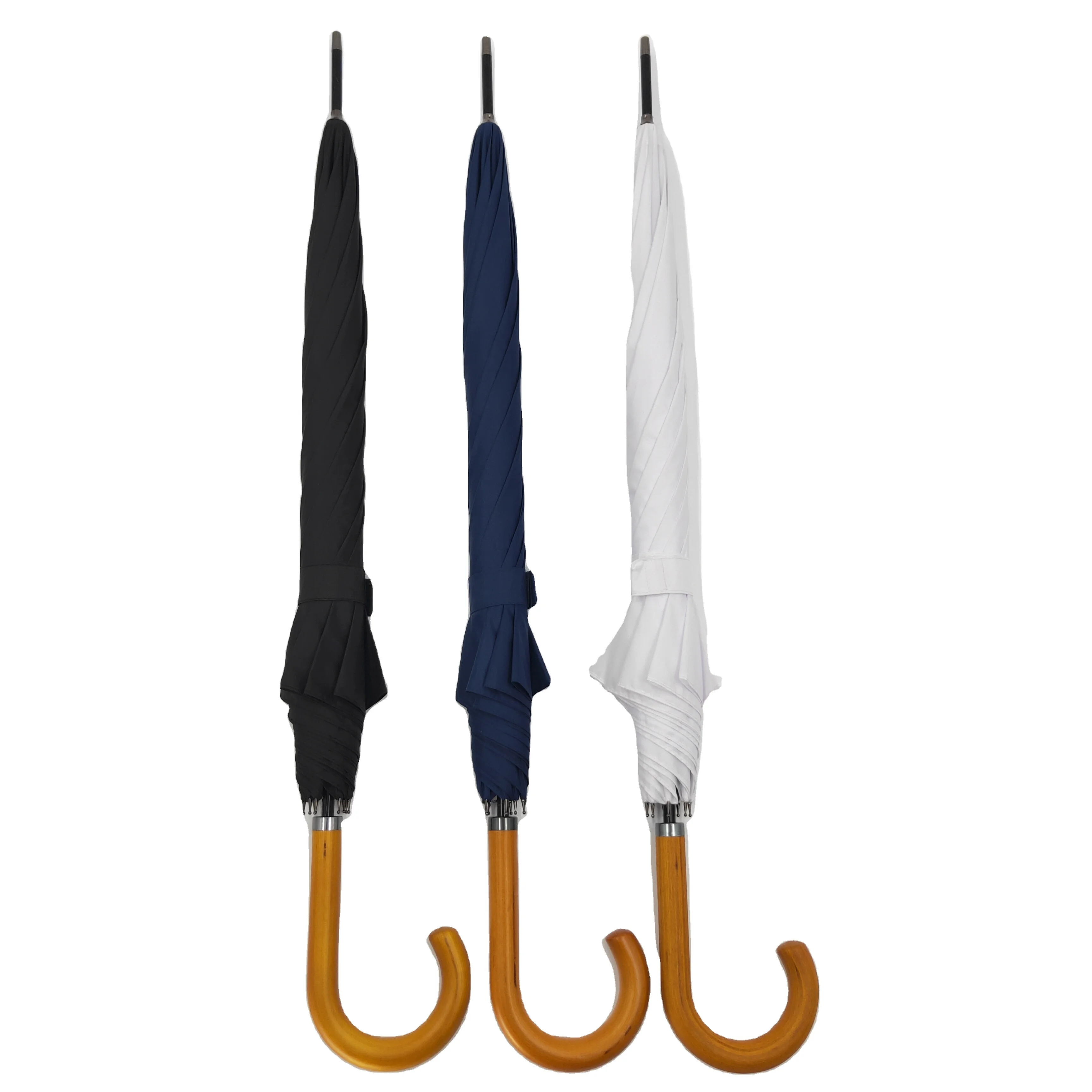 

Custom Made Auto Opening Wooden Handle Straight Umbrella
