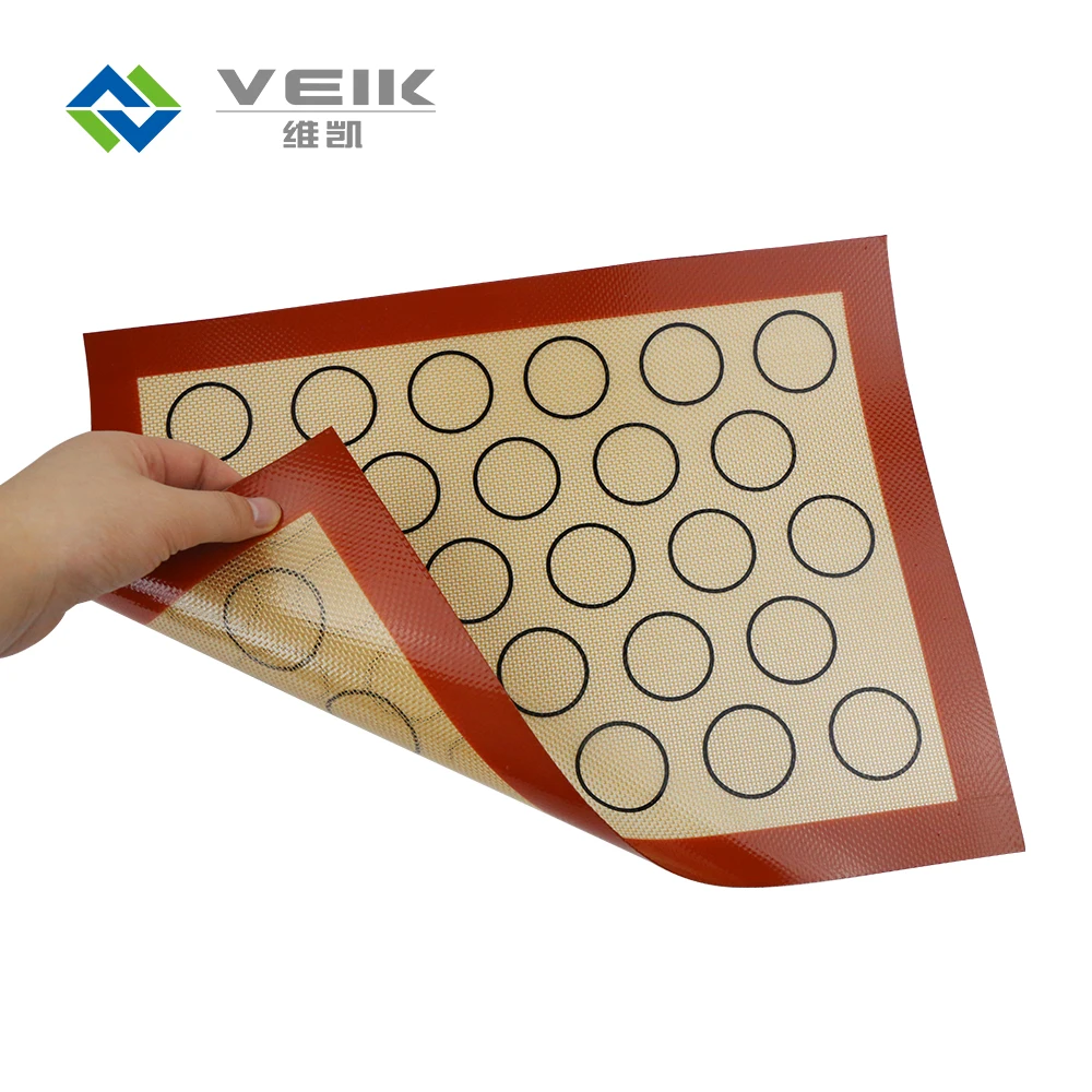 

reusable 0.7mm thick silicone baking mat sheet